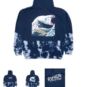 RipNdip great wave hoodie size Large